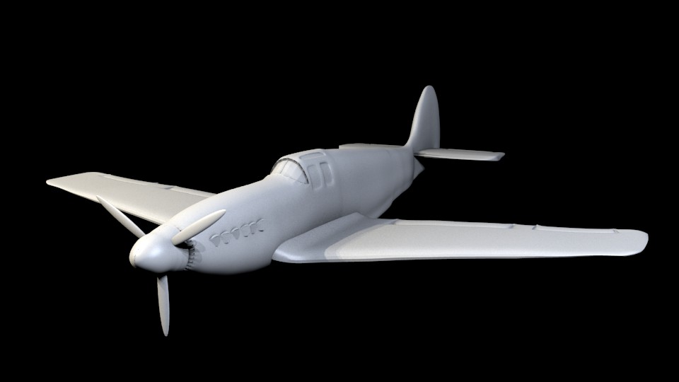 P-51B Basemesh Model preview image 1